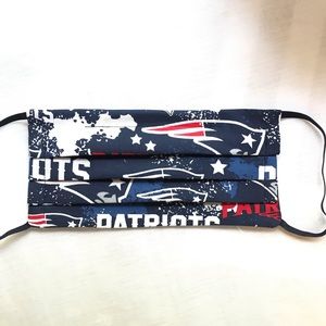 NWT - Handmade Adult Mask in Patriots Blue